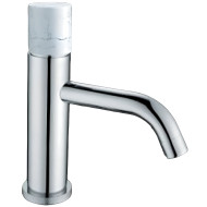 Смеситель для раковины Boheme Stick 121-CR-MR-W Хром Белый