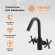 Смеситель для раковины Orange Mia M34-011B Черный матовый Смеситель для раковины Orange Mia M34-011B Черный матовый