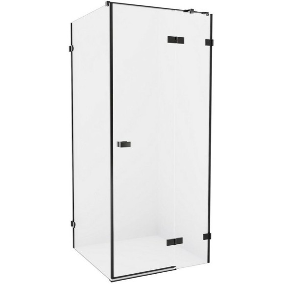 Душевой уголок New Trendy Avexa Black 100x100 R EXK-1591 профиль Черный стекло прозрачное