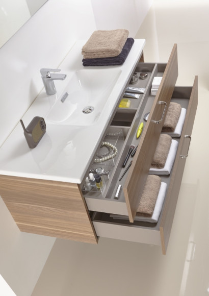 Тумба под раковину Jacob Delafon Vox 120 EB2071-R1-N18 подвесная Белая