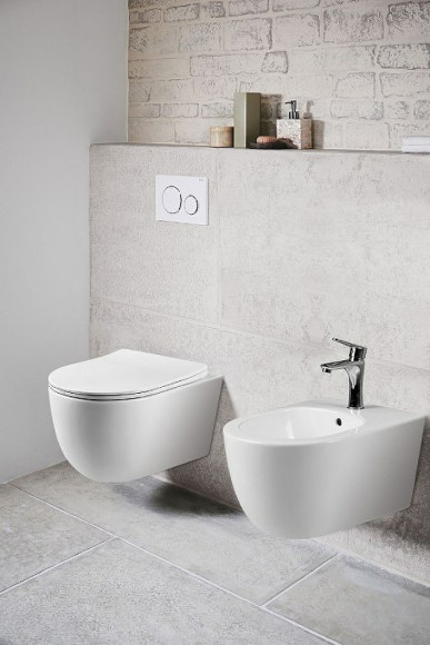 Биде Vincea Evo VB1-34S подвесное Белое Биде Vincea Evo VB1-34S подвесное Белое