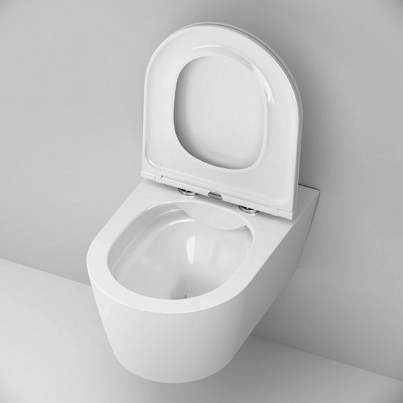 Комплект унитаза с инсталляцией AM.PM Func FlashClean IS90138.8F1701 с сиденьем Микролифт и Черной матовой клавишей смыва