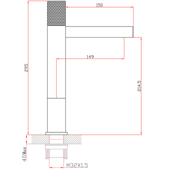Смеситель для раковины Bronze de Luxe Avantgarde 2030GB Бронзовый