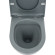 Унитаз AQUAme AQM2002MGR подвесной Серый с сиденьем Микролифт Унитаз AQUAme AQM2002MGR подвесной Серый с сиденьем Микролифт