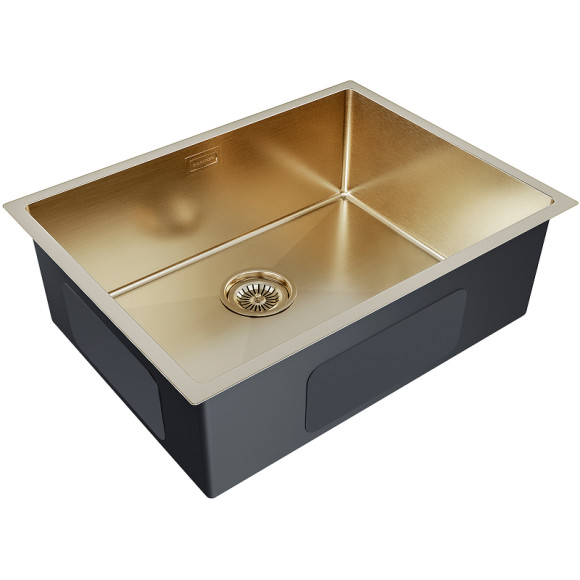 Кухонная мойка Paulmark Next 58 Uni PM215844-BG Брашированное золото Кухонная мойка Paulmark Next 58 Uni PM215844-BG Брашированное золото