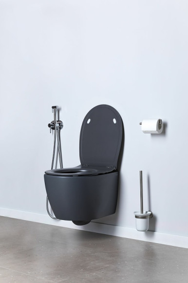 Унитаз Allen Brau Fantasy 4.11004.AN подвесной Антрацит без сиденья