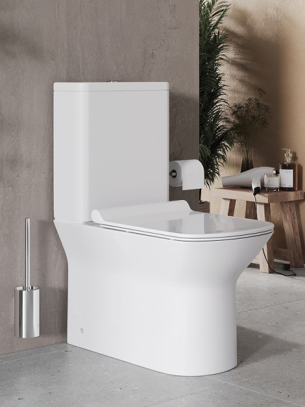 Унитаз компакт Agger AT02000 с бачком и сиденьем Микролифт Унитаз компакт Agger AT02000 с бачком и сиденьем Микролифт