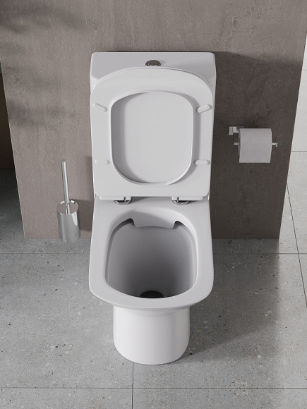 Унитаз компакт Agger AT02000 с бачком и сиденьем Микролифт Унитаз компакт Agger AT02000 с бачком и сиденьем Микролифт