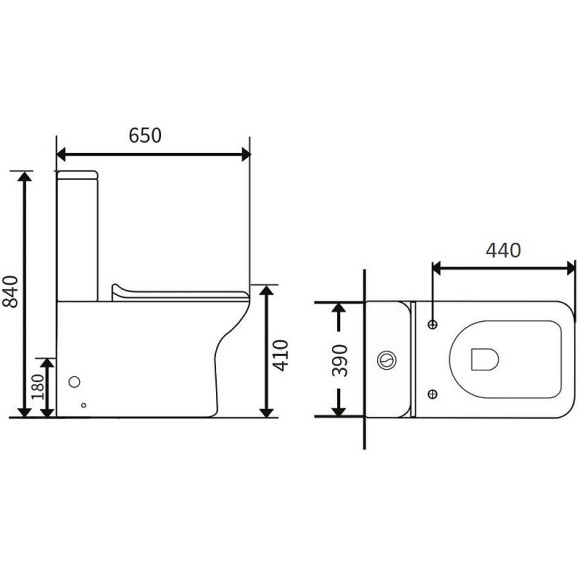 Унитаз компакт Agger AT02000 с бачком и сиденьем Микролифт Унитаз компакт Agger AT02000 с бачком и сиденьем Микролифт