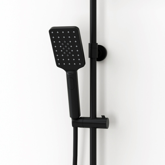 Душевая система WasserKRAFT A27701 Черная матовая Душевая система WasserKRAFT A27701 Черная матовая