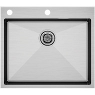 Кухонная мойка Paulmark Kroner-Edge 59 PM775951-BS Брашированная сталь Кухонная мойка Paulmark Kroner-Edge 59 PM775951-BS Брашированная сталь