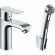 Смеситель для раковины Hansgrohe Metris 31285000 с гигиеническим душем Хром Смеситель для раковины Hansgrohe Metris 31285000 с гигиеническим душем Хром