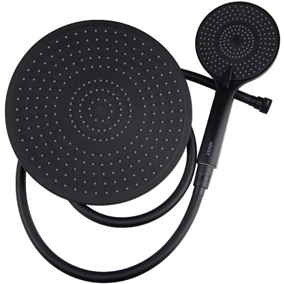 Душевая система Kaiser Serio 05382-9 с термостатом Черная матовая Душевая система Kaiser Serio 05382-9 с термостатом Черная матовая