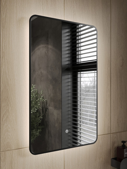 Зеркало Orange Black 50 BL-50ZE с подсветкой с сенсорным выключателем Зеркало Orange Black 50 BL-50ZE с подсветкой с сенсорным выключателем