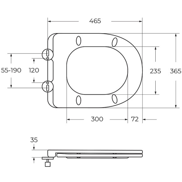 Унитаз Cezares Relax-Tor CZR-38088-49-TH-TOR/SC подвесной с сиденьем Микролифт