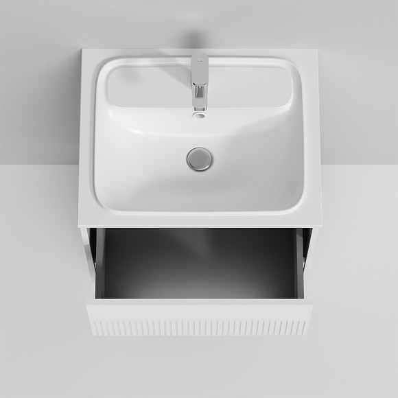 Тумба под раковину AM.PM Func 60 M8FFUX0602WM подвесная Белая матовая