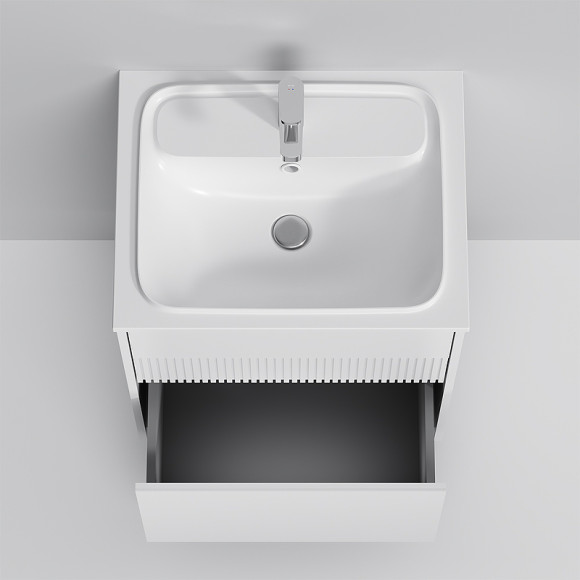 Тумба под раковину AM.PM Func 60 M8FFUX0602WM подвесная Белая матовая