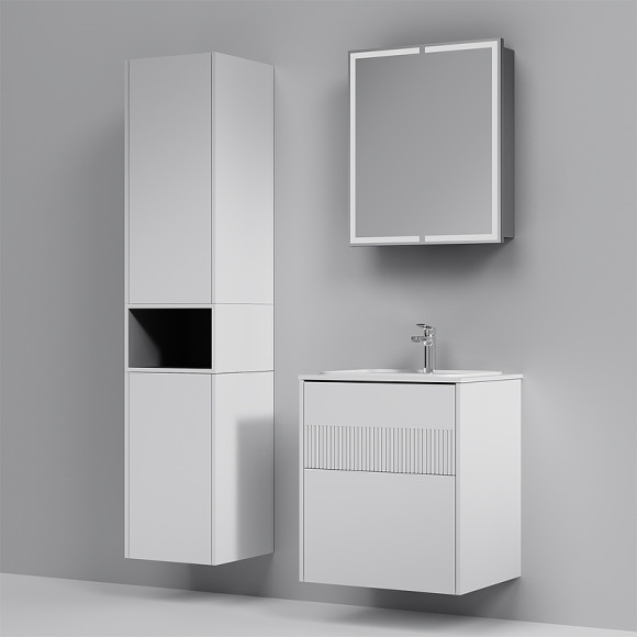 Тумба под раковину AM.PM Func 60 M8FFUX0602WM подвесная Белая матовая