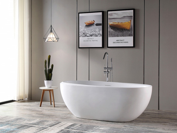 Акриловая ванна Abber 170х80 AB9285 без гидромассажа Акриловая ванна Abber 170х80 AB9285 без гидромассажа