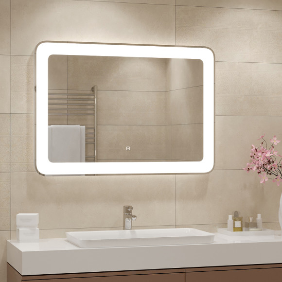 Зеркало Континент Velvette 1000x700 ЗЛП466 с подсветкой с сенсорным выключателем Зеркало Континент Velvette 1000x700 ЗЛП466 с подсветкой с сенсорным выключателем