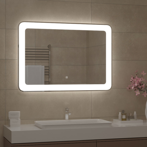 Зеркало Континент Velvette 1000x700 ЗЛП466 с подсветкой с сенсорным выключателем Зеркало Континент Velvette 1000x700 ЗЛП466 с подсветкой с сенсорным выключателем