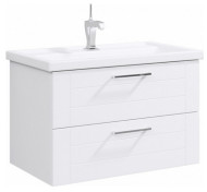 Тумба под раковину Aqwella Манчестер 80 MAN01082 подвесная Белый глянец Тумба под раковину Aqwella Манчестер 80 MAN01082 подвесная Белый глянец