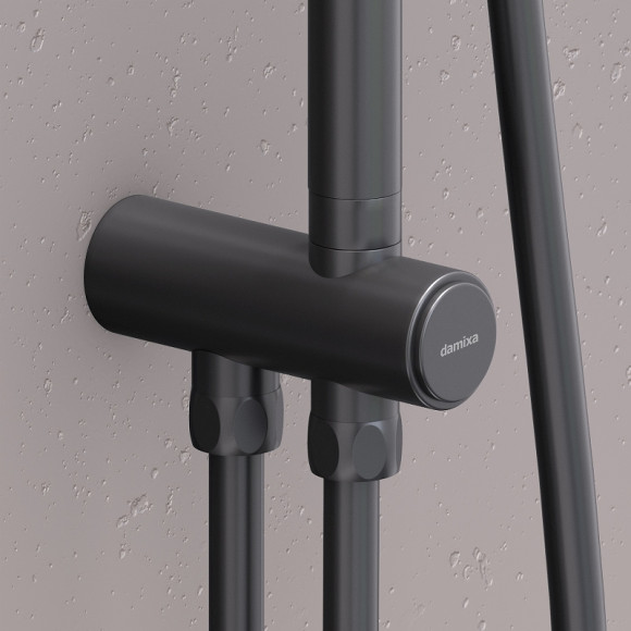 Душевая система Damixa Gala 953000300 Черная матовая Душевая система Damixa Gala 953000300 Черная матовая