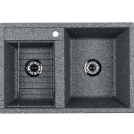 Кухонная мойка Aquaton Делия 78 DBL 1A723132DE230 Серый