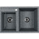 Кухонная мойка Aquaton Делия 78 DBL 1A723132DE230 Серый
