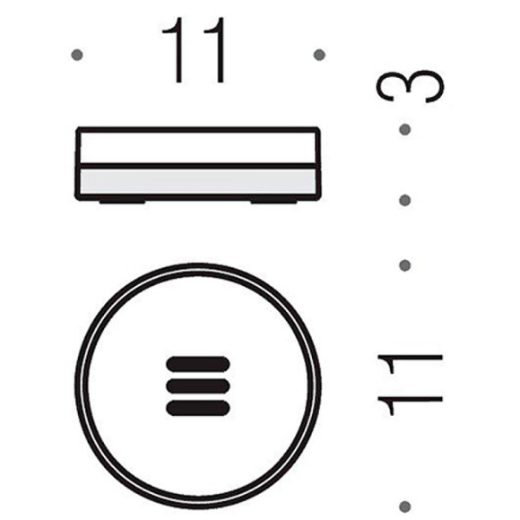 Мыльница Colombo Design Nordic B5240.OM-VAN Золото матовое