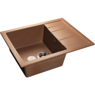 Кухонная мойка GranFest Quadro GF-Q650L Терракот Кухонная мойка GranFest Quadro GF-Q650L Терракот