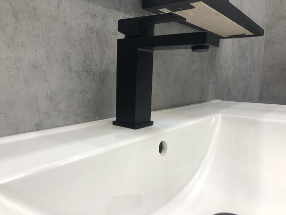 Тумба с раковиной Comforty Дюссельдорф 90 00-00004093 Дуб дымчатый