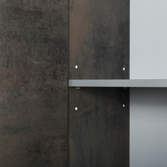 Шкаф пенал Cezares Molveno 40 MOLVENO-1600-2A-SC-OSS подвесной Ossido