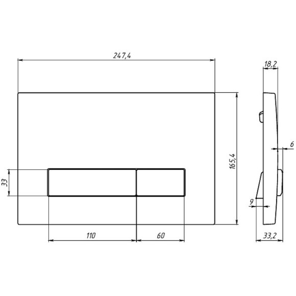 Инсталляция Berges Atom 410 040342 для унитаза с Черной Хром глянец клавишей смыва Инсталляция Berges Atom 410 040342 для унитаза с Черной Хром глянец клавишей смыва