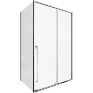 Душевой уголок Allen Brau Fantasy 130x80 3.11007.00 + 3.11011.00 профиль Хром стекло прозрачное