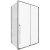 Душевой уголок Allen Brau Fantasy 130x80 3.11007.00 + 3.11011.00 профиль Хром стекло прозрачное
