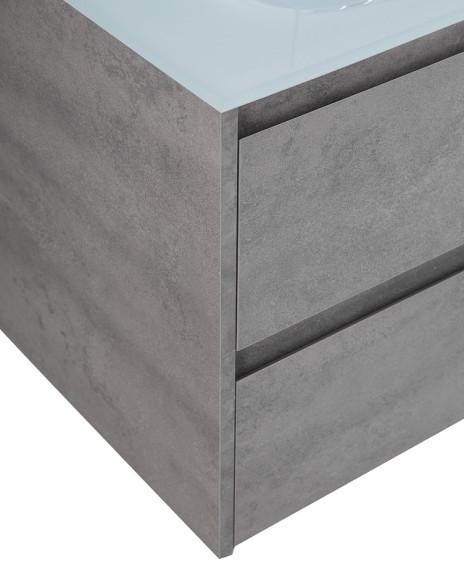 Тумба под раковину BelBagno Kraft 100 KRAFT-1000-2C-SO-CG подвесная Cemento Grigio