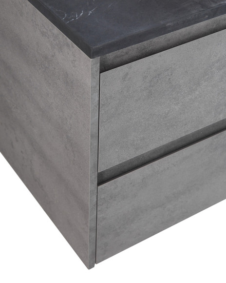 Тумба под раковину BelBagno Kraft 100 KRAFT-1000-2C-SO-CG подвесная Cemento Grigio
