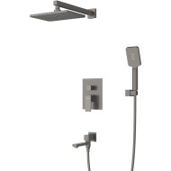 Душевая система Cezares Slider SLIDER-VDSET-GM Оружейная сталь