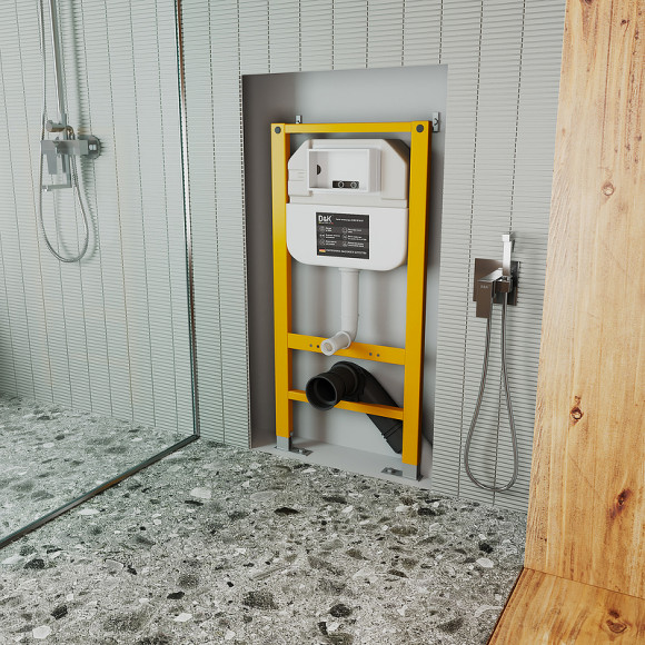 Инсталляция D&K DI8050127 для унитаза без клавиши смыва Инсталляция D&K DI8050127 для унитаза без клавиши смыва