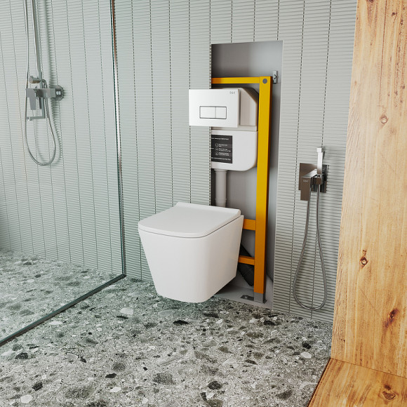 Инсталляция D&K DI8050127 для унитаза без клавиши смыва Инсталляция D&K DI8050127 для унитаза без клавиши смыва