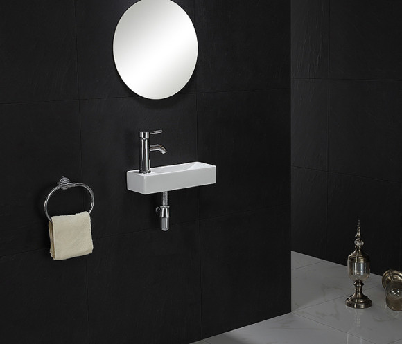 Раковина CeramaLux 38 9048FR Белая