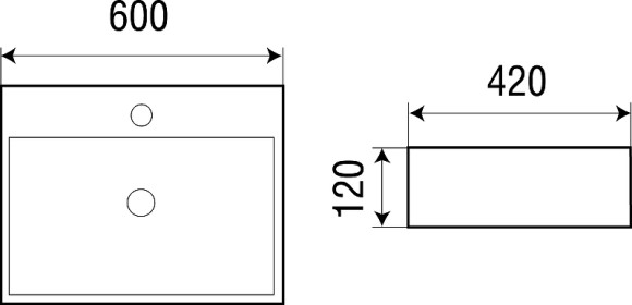 Раковина WeltWasser Elbach 2173 MB 60 10000004504 Черная матовая