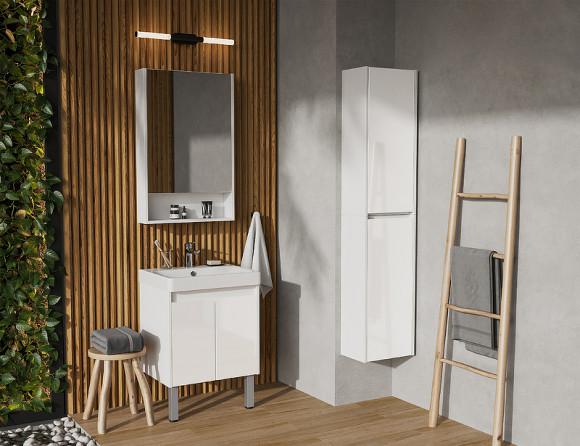 Тумба под раковину Aquaton Сканди Doors 55 1A278801SD010 Белая