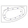 Акриловая ванна Excellent Kameleon 170x110 L WAEX.KML17.LINE.CR с гидромассажем Акриловая ванна Excellent Kameleon 170x110 L WAEX.KML17.LINE.CR с гидромассажем