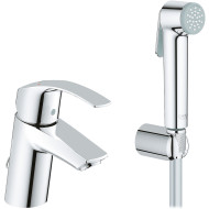 Смеситель для раковины Grohe Eurosmart 23124002 с гигиеническим душем Хром Смеситель для раковины Grohe Eurosmart 23124002 с гигиеническим душем Хром