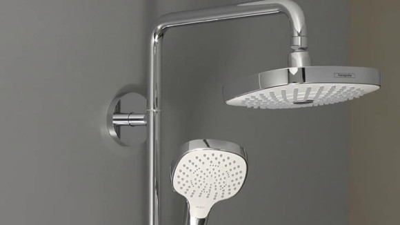 Душевая система Hansgrohe Croma Select E 27258400 Хром Белая Душевая система Hansgrohe Croma Select E 27258400 Хром Белая