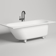 Ванна из искусственного камня Salini Ornella 180х80 102322M Белая матовая Ванна из искусственного камня Salini Ornella 180х80 102322M Белая матовая