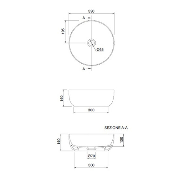 Раковина-чаша Scarabeo Glam 39 1807 Белая Раковина-чаша Scarabeo Glam 39 1807 Белая