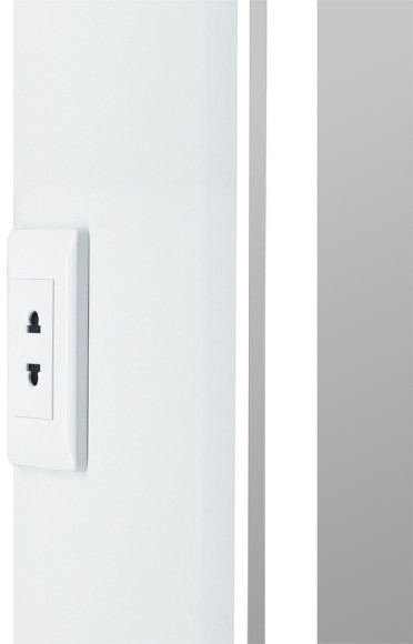 Зеркальный шкаф Континент Lorenzo LED 40 МВК009 с подсветкой Белый